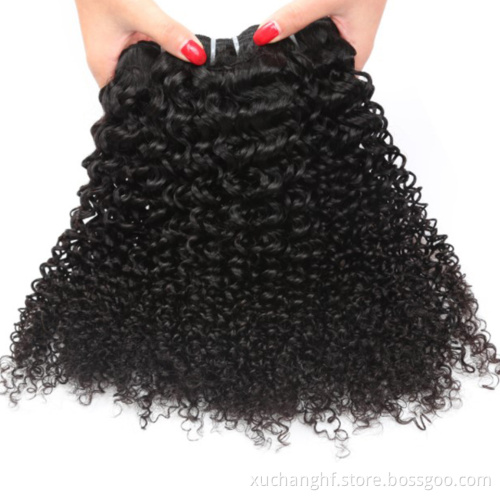 Raw Virgin Burmese Curly Hair Bundle,Pineapple Curly Hair,Pineapple Curly Wave Human Hair Extension For Black Women